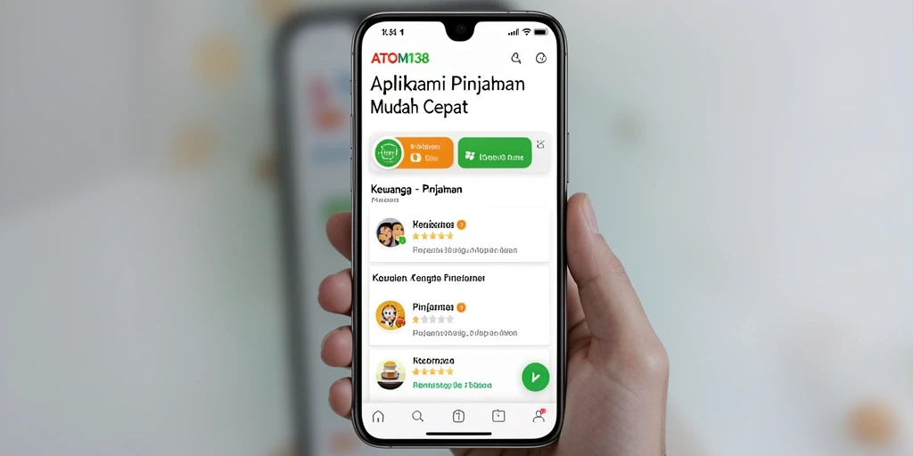 Tampilan antarmuka yang sederhana dan fungsional dari ATOM138.