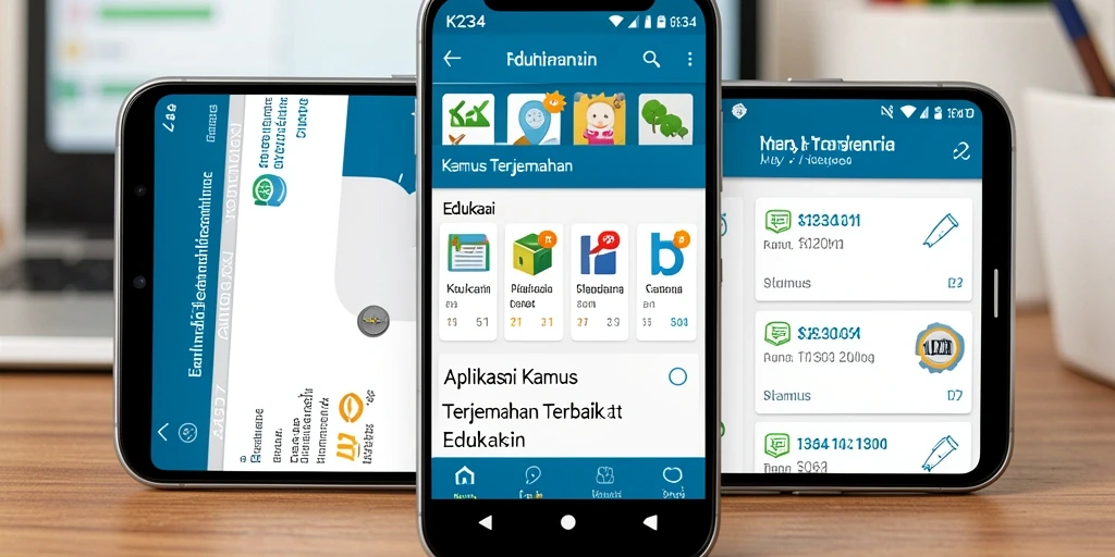 Tampilan antarmuka K234 yang menarik dan fungsional untuk Kamus Terjemahan.