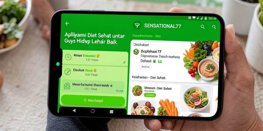 Antarmuka intuitif SENSATIONAL77 yang mendukung diet sehat Anda.