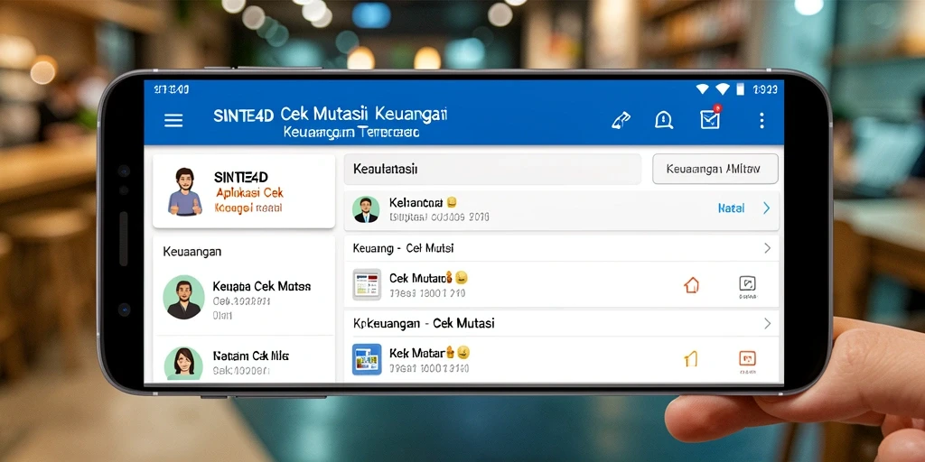 Tampilan antarmuka SINTE4D yang menunjukkan fungsi Cek Mutasi.