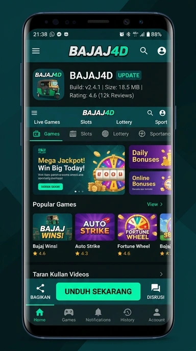 Unduh dan Instal APK bajaj4d untuk Android